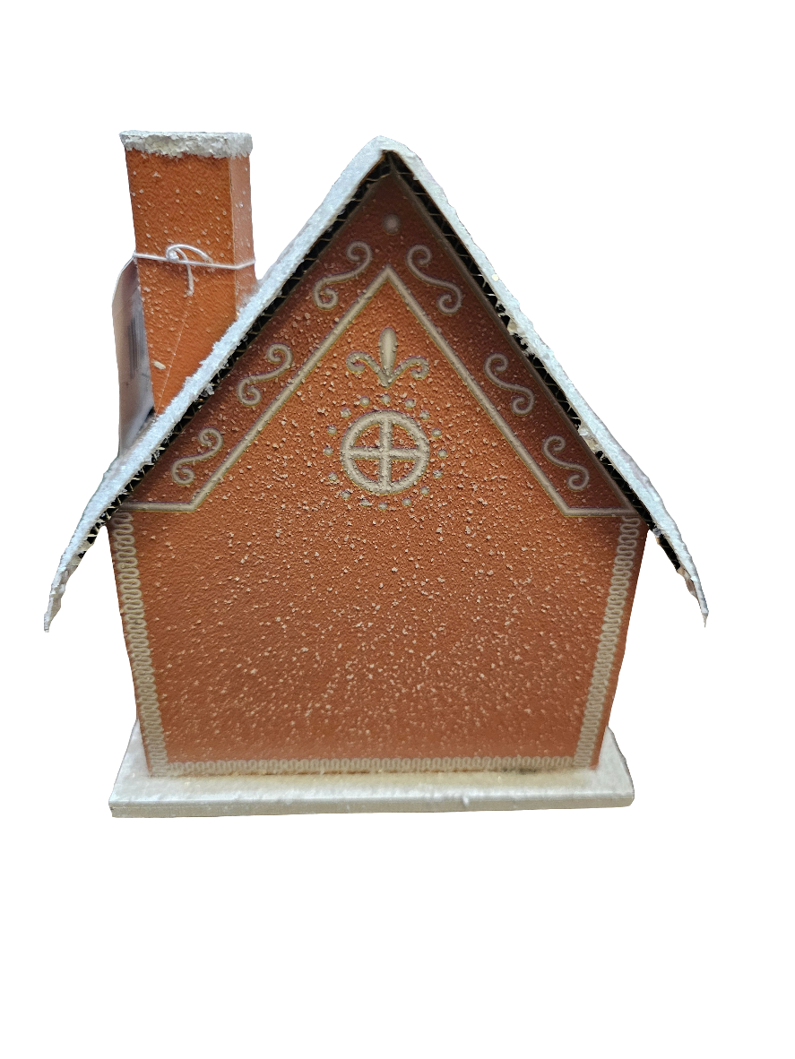 Gingerbread Toy Shop LED House.