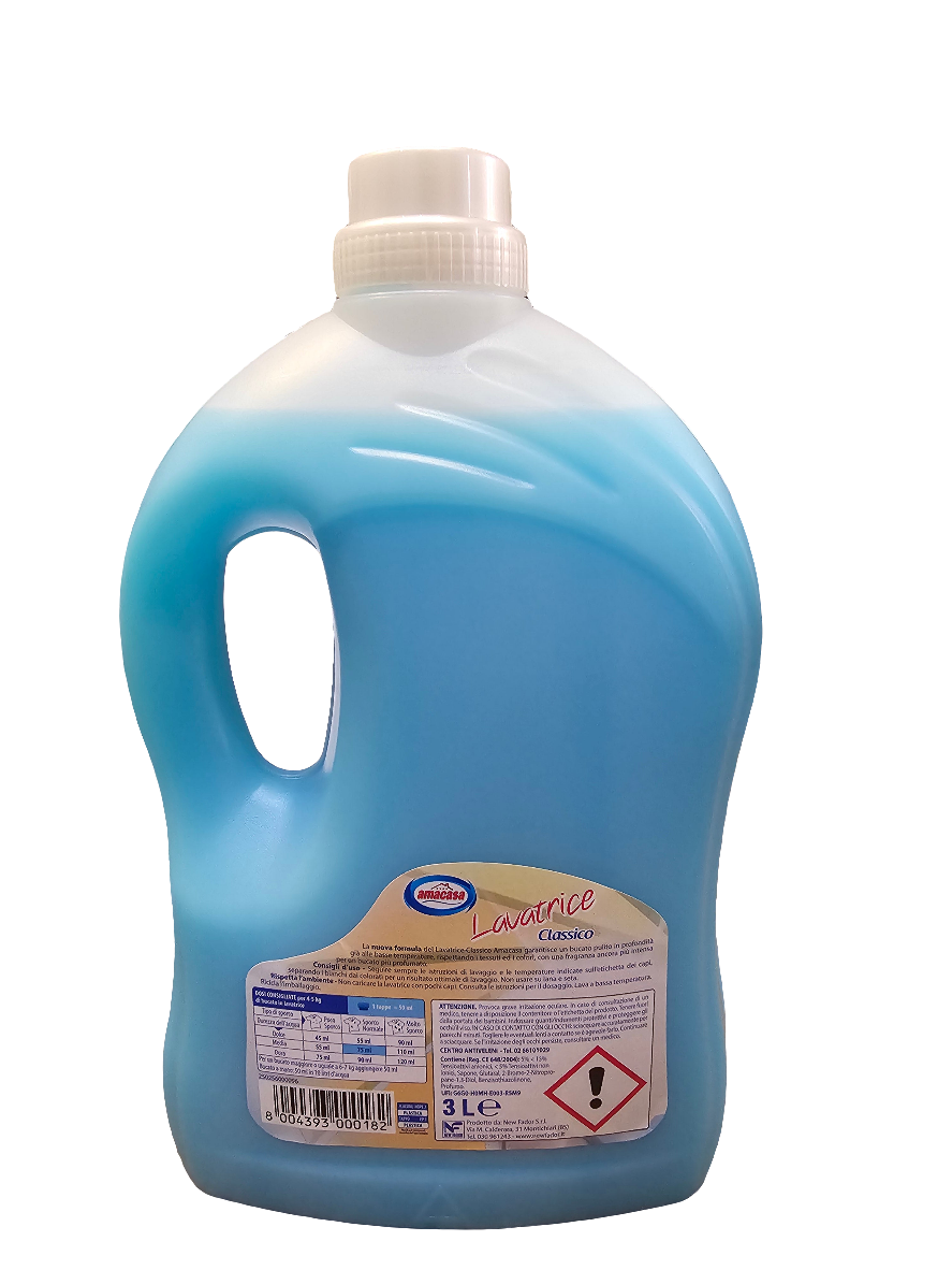 Amacasa Lavatrice Classico liquid laundry detergent 3L