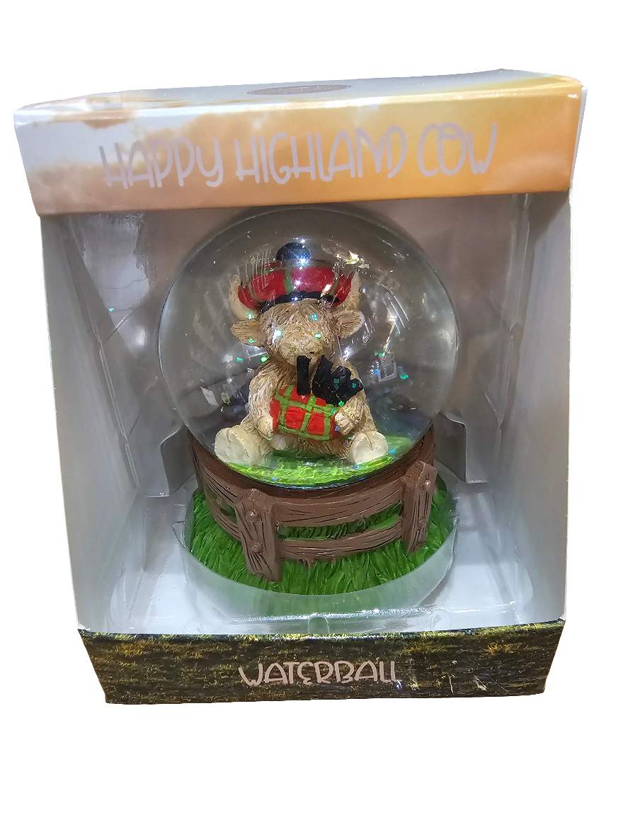 Happy Highland Cow Waterball 5 designs to choose