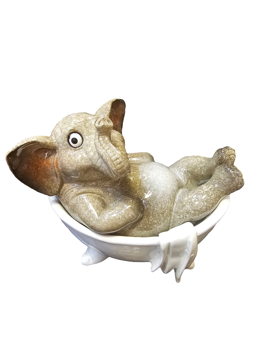 Relax Bathtime Elephant ornament