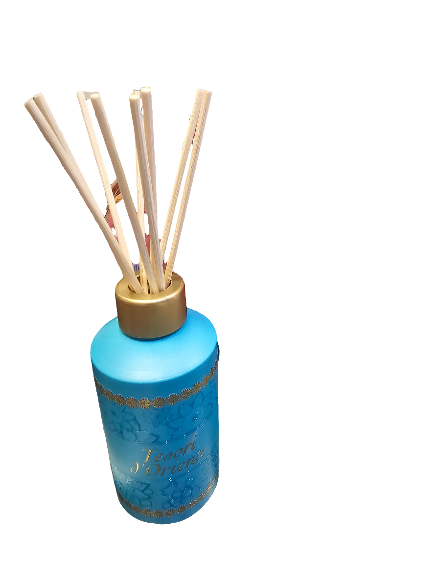 Tesori D'oriente Reed Diffuser Set Ayurveda Scented with 8 sticks 200ml
