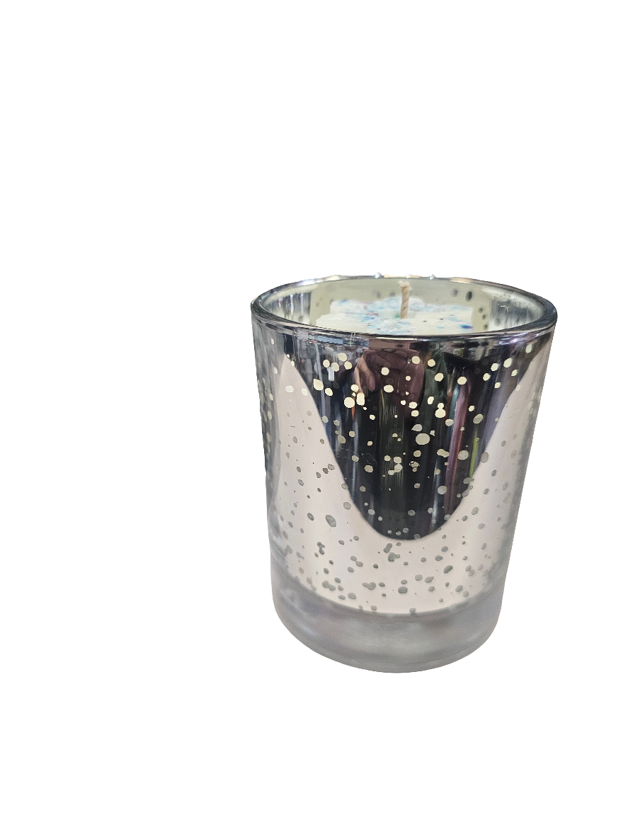 White winter Scented Christmas Candle