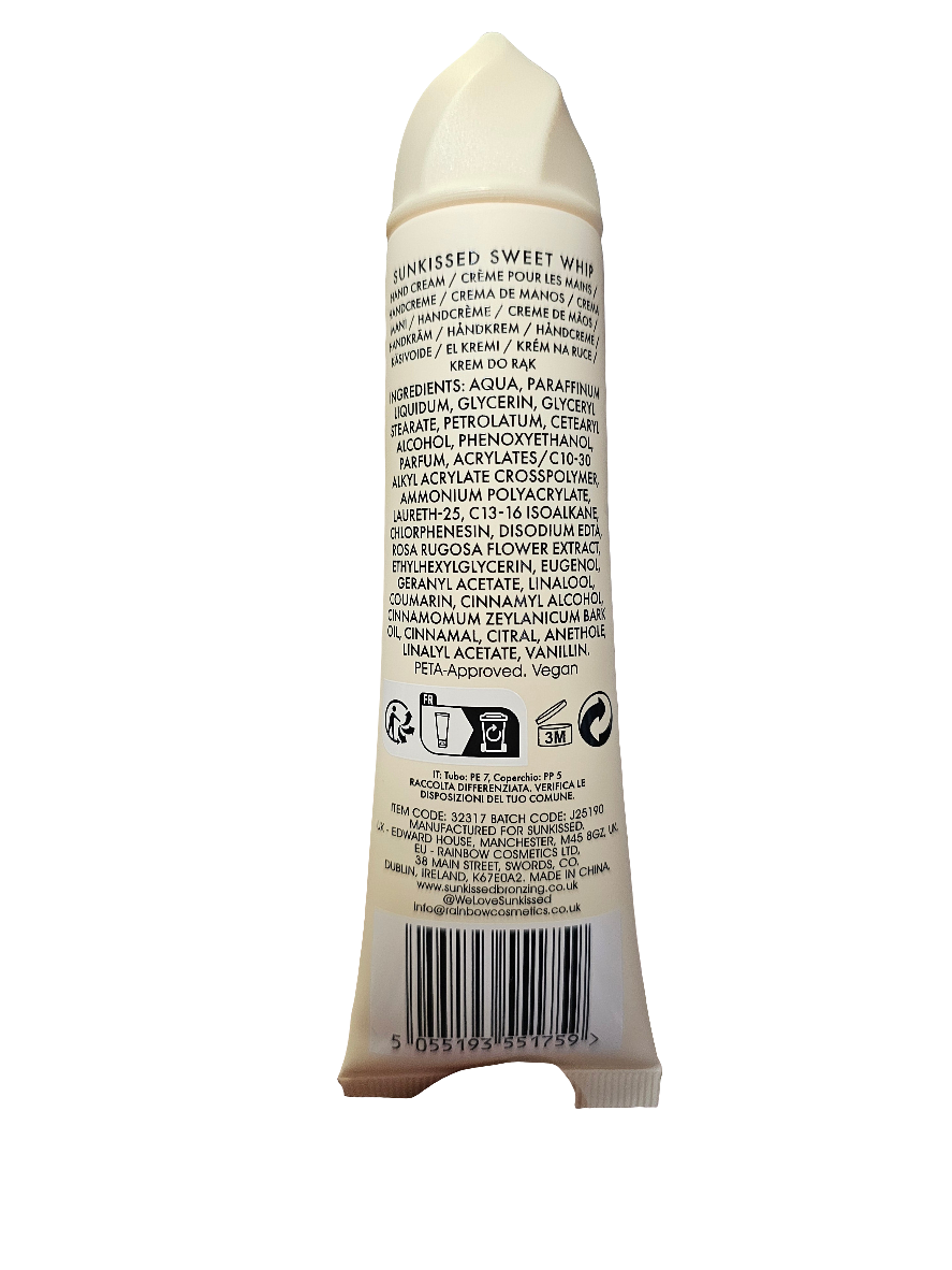 Sunkissed Sweet Whip Hand Cream 3 varients