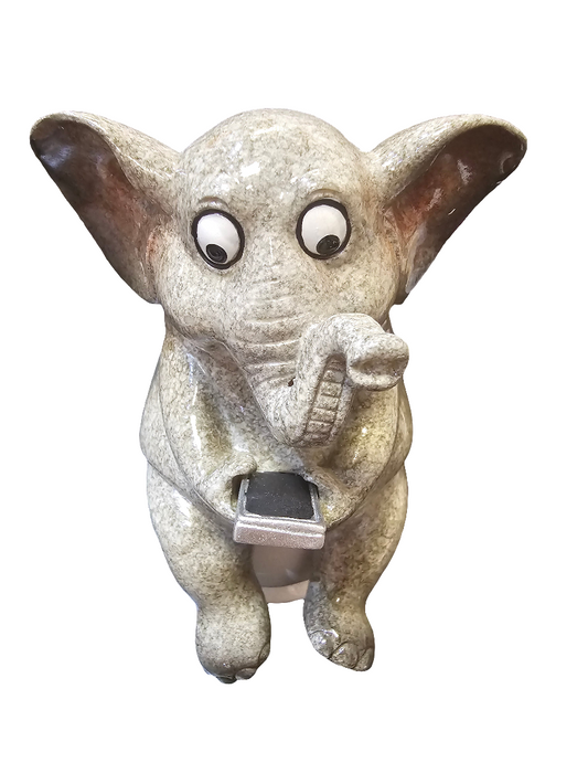Take a Seat Elephant on the loo Statue