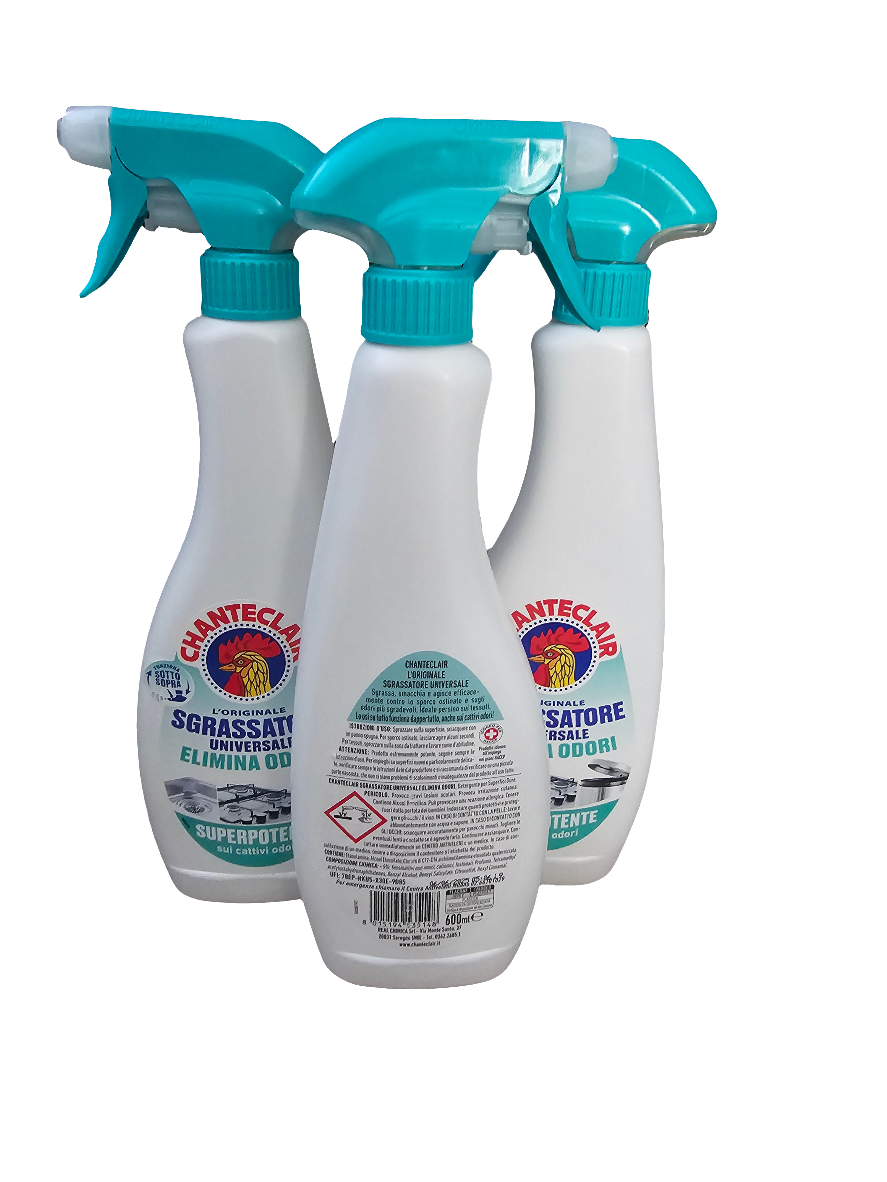Chanteclair Sgrassatore Universal Degreaser Odour Eliminator 600ml