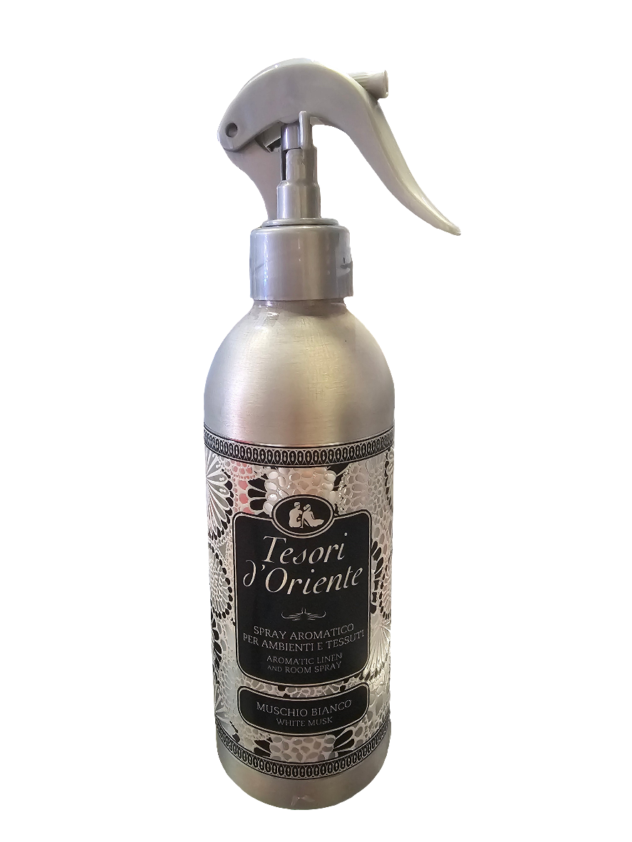 Tesori D'Oriente White Musk Aromomatic Room Spray 250ml please note this is filled by weight not volume