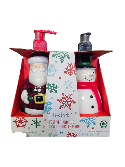 Technic Christmas Novelty Festive Hand Duo Set in Vanilla Frosting Fragrance