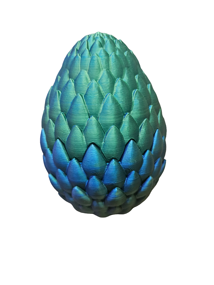 3D Printed Dragon egg and dragon