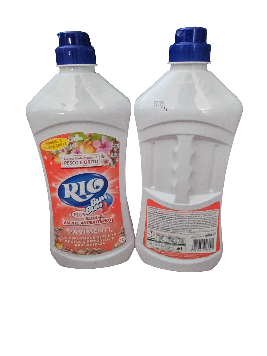 Rio Bum Bum Plus Pavimenti Profumo Pesco Fiorito, 1L