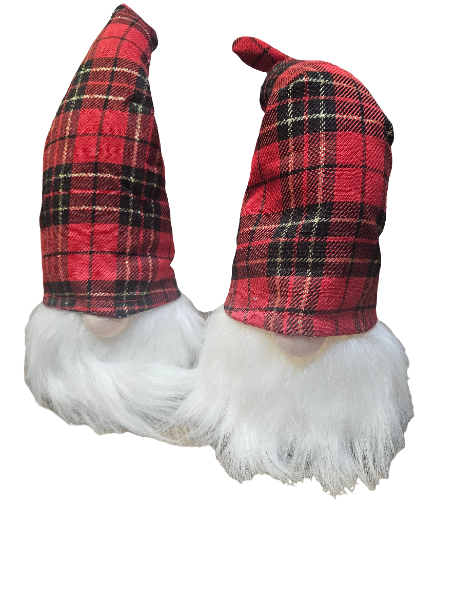 Light Up Gonk in Tall Tartan Hat