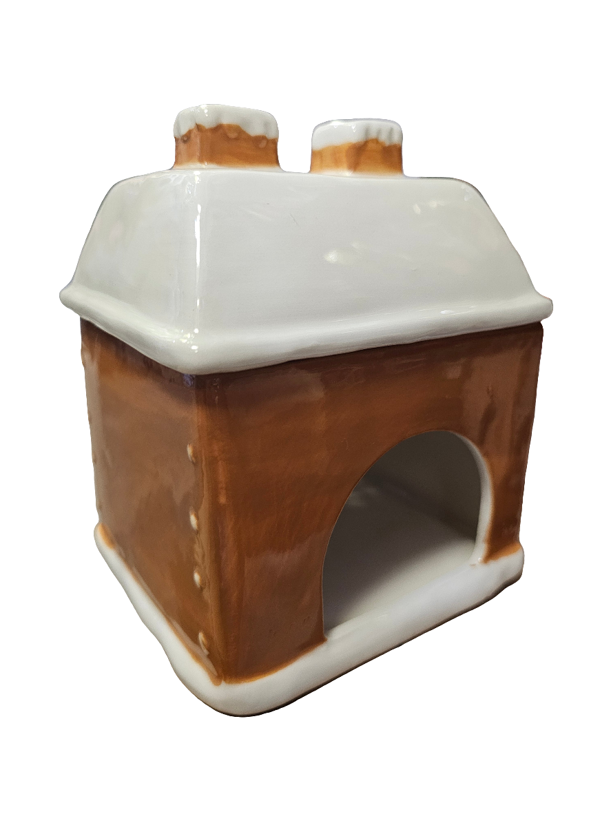 Gingerbread House Ceramic Wax Burner