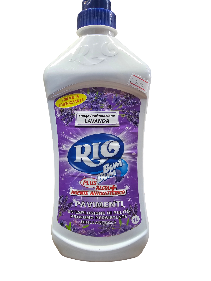 Rio Bum Bum Plus Pavimenti Floor Cleaner in the Lavender scent 1000ml