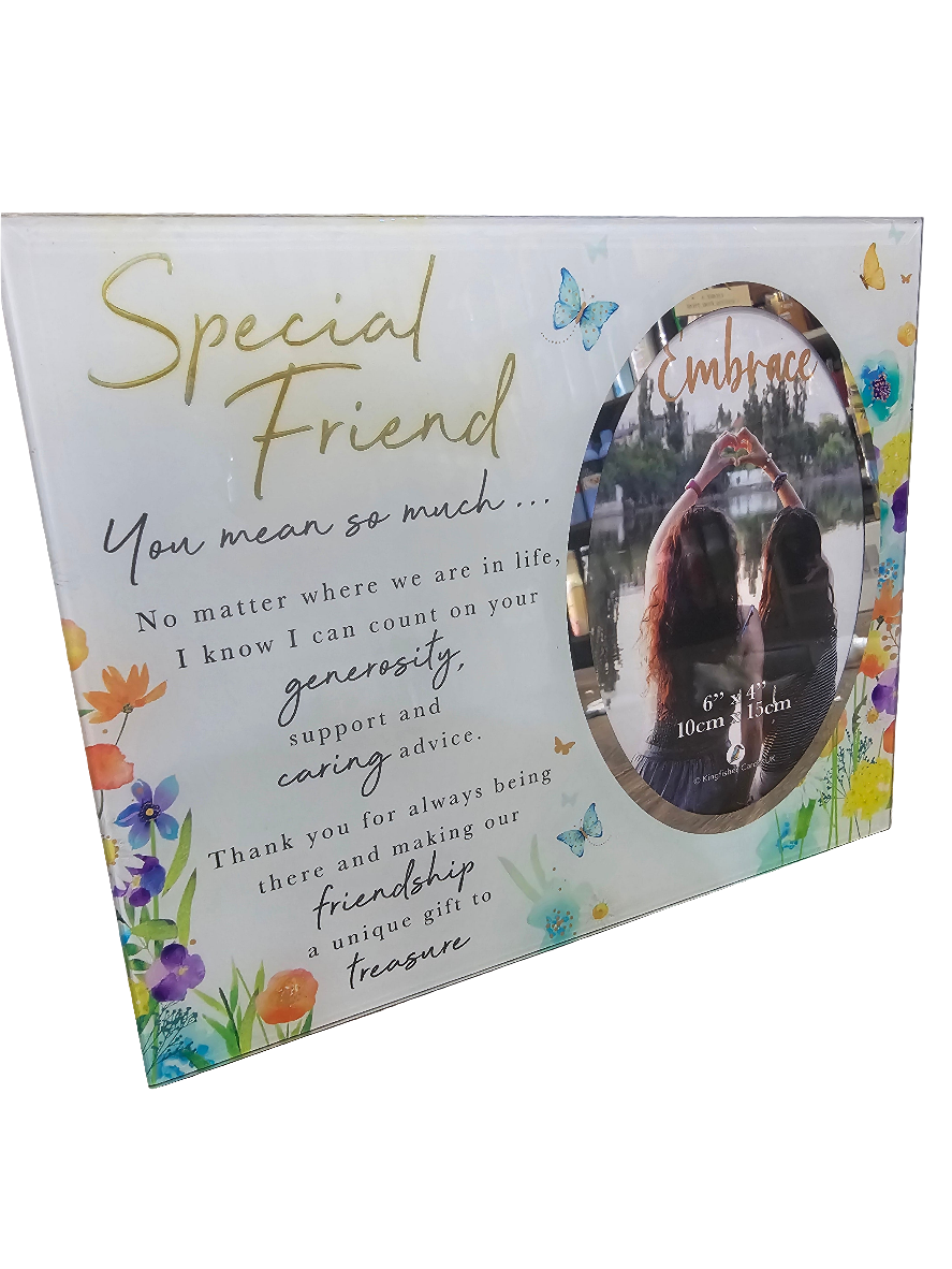 Embrace Sentiment Frame Special Friend