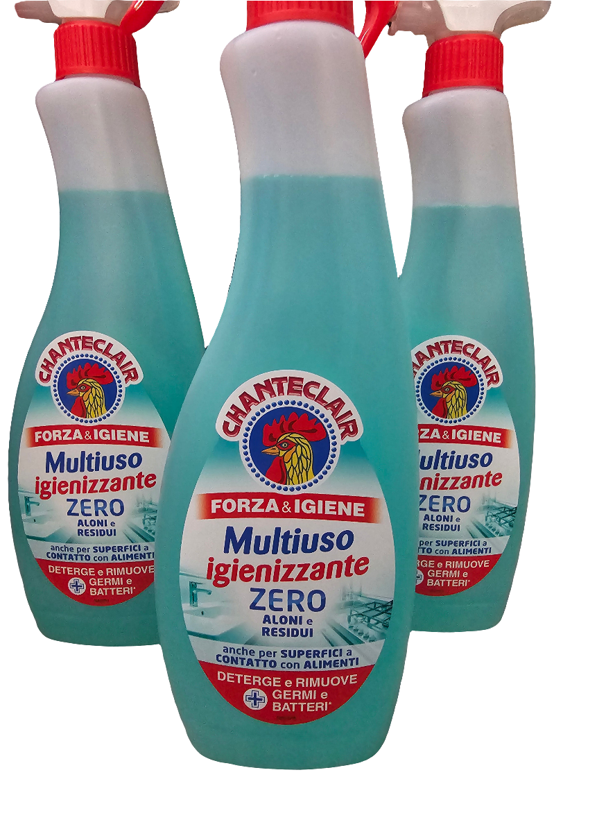 Chanteclair Multiuso Igienizzante Zero, a multi-purpose sanitizing spray 625ml