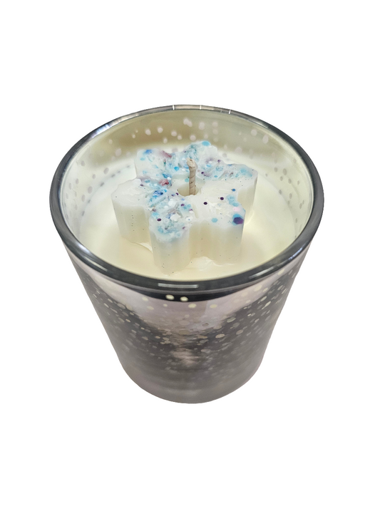 White winter Scented Christmas Candle