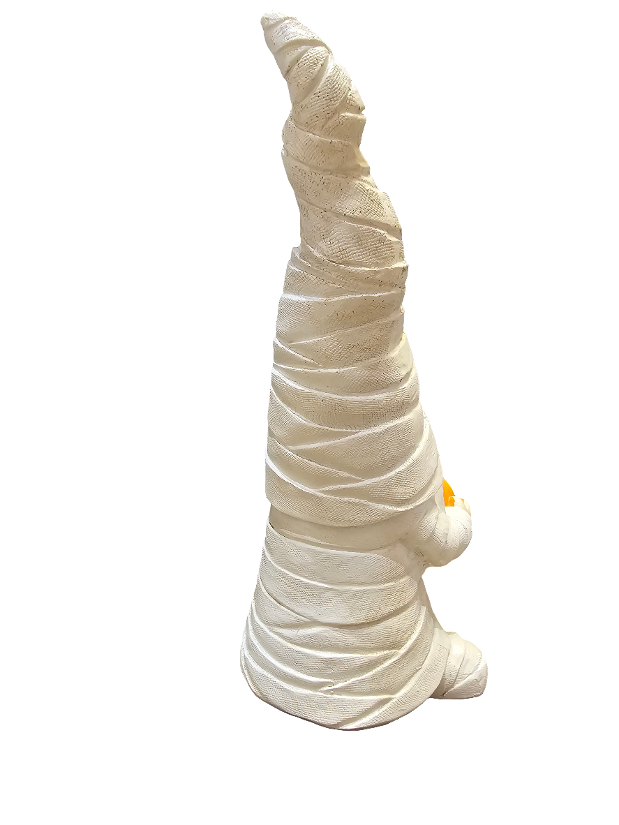 Mummified Gonk statue with cute Pumpkin