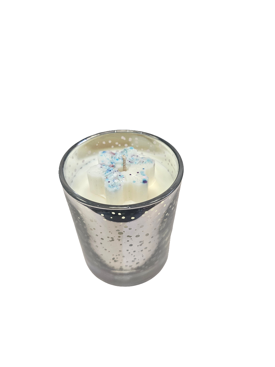 White winter Scented Christmas Candle