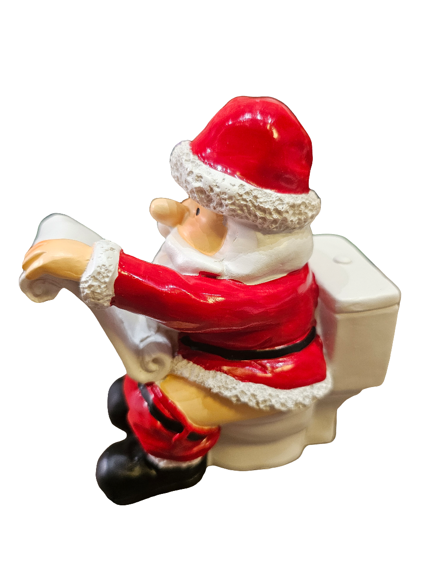 Father Christmas on Loo statue