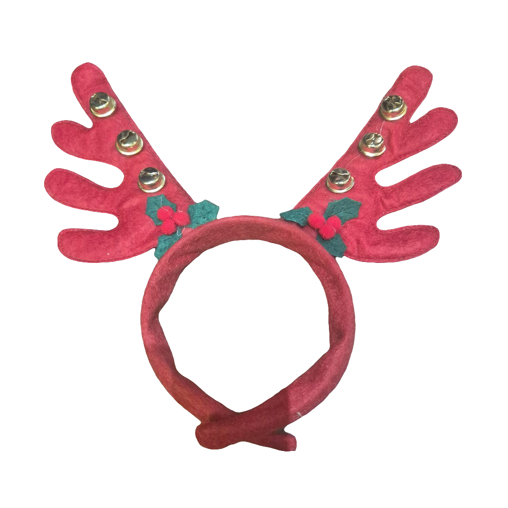 Christmas Headbands - Reindeer, Antler, Xmas Tree Designs for Festive Parties