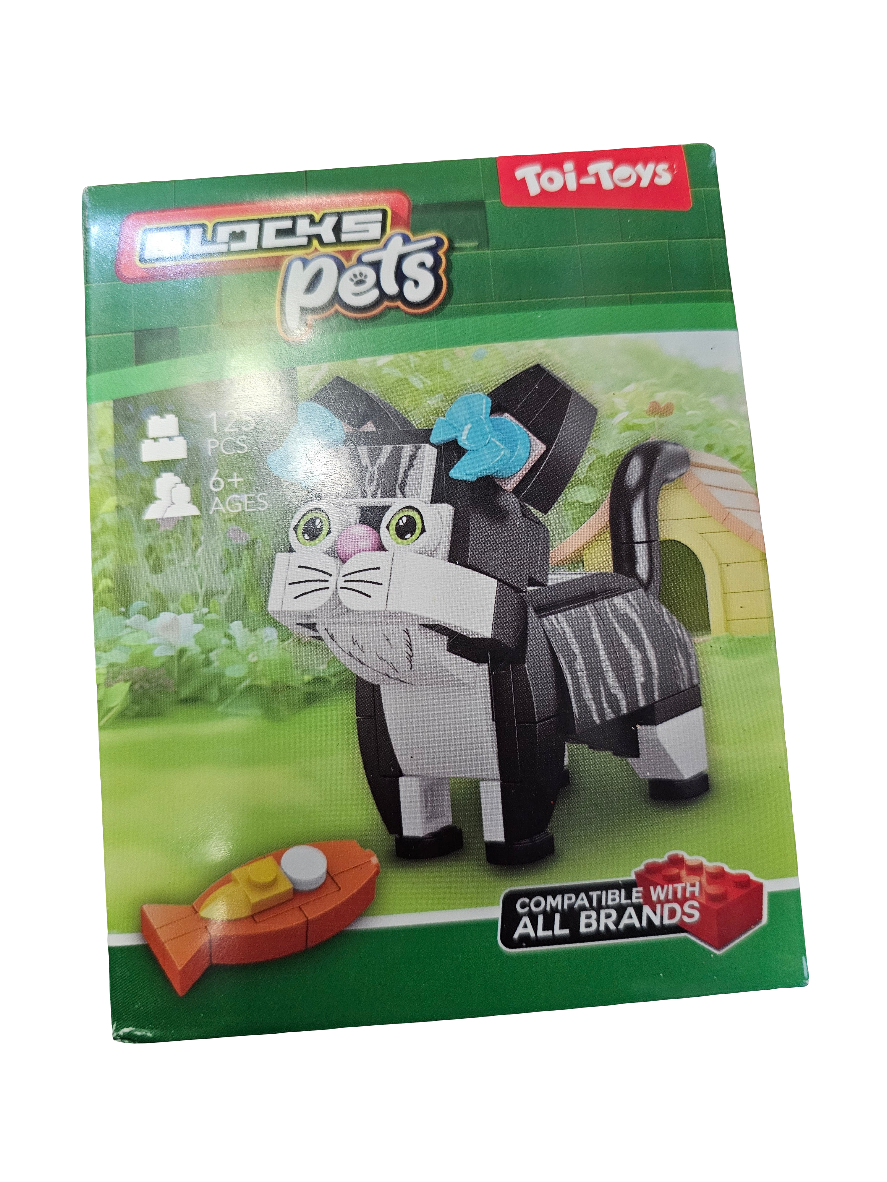 Toi-Toys Block Pets Buildable Animal Brick Toy