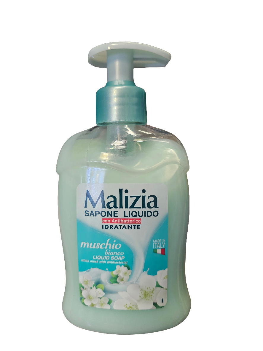 Malizia White Musk Antibacterial Liquid Soap 300ml