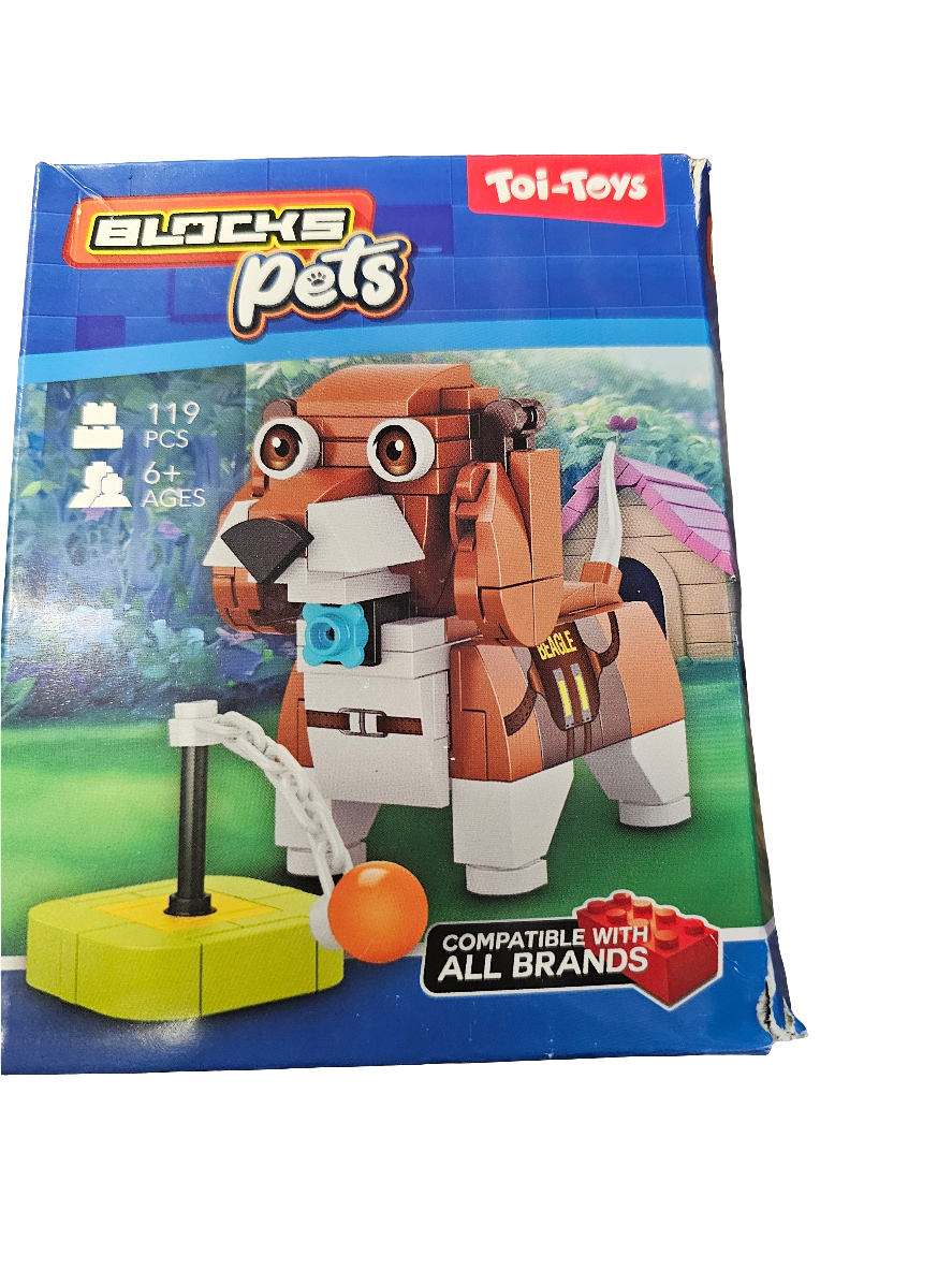 Toi-Toys Block Pets Buildable Animal Brick Toy
