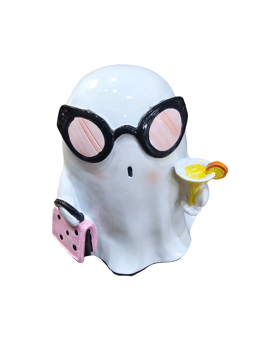 Fashion Ghost Statue, perfect for the spooky season