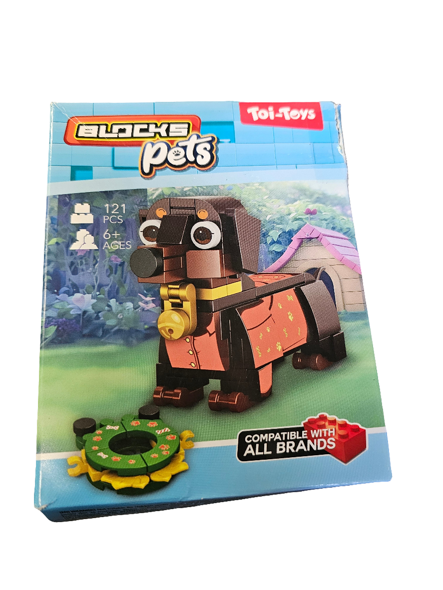 Toi-Toys Block Pets Buildable Animal Brick Toy