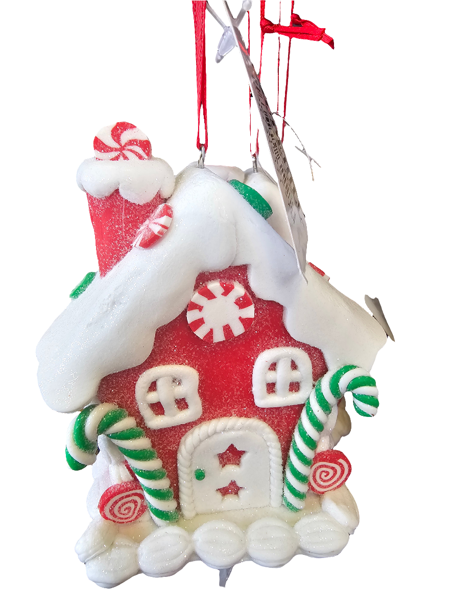 Christmas Cookie Hanging Gingerbread House Ornament