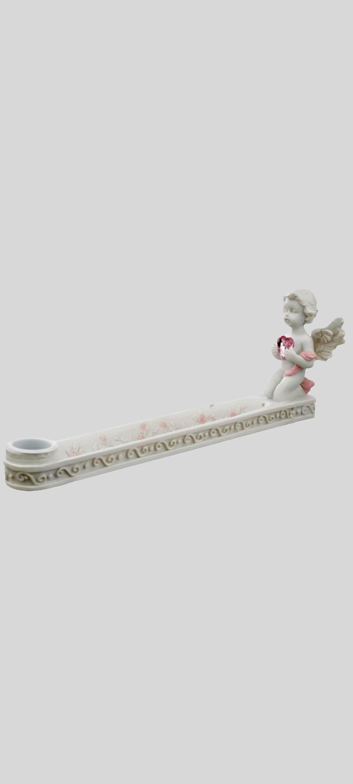 Peace of Heaven Follow Your Heart Cherub Incense Burner holder