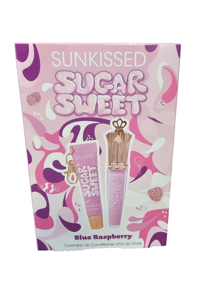 Sugar Sweet Lip Duo, contains a lip conditioner and a lip gloss.