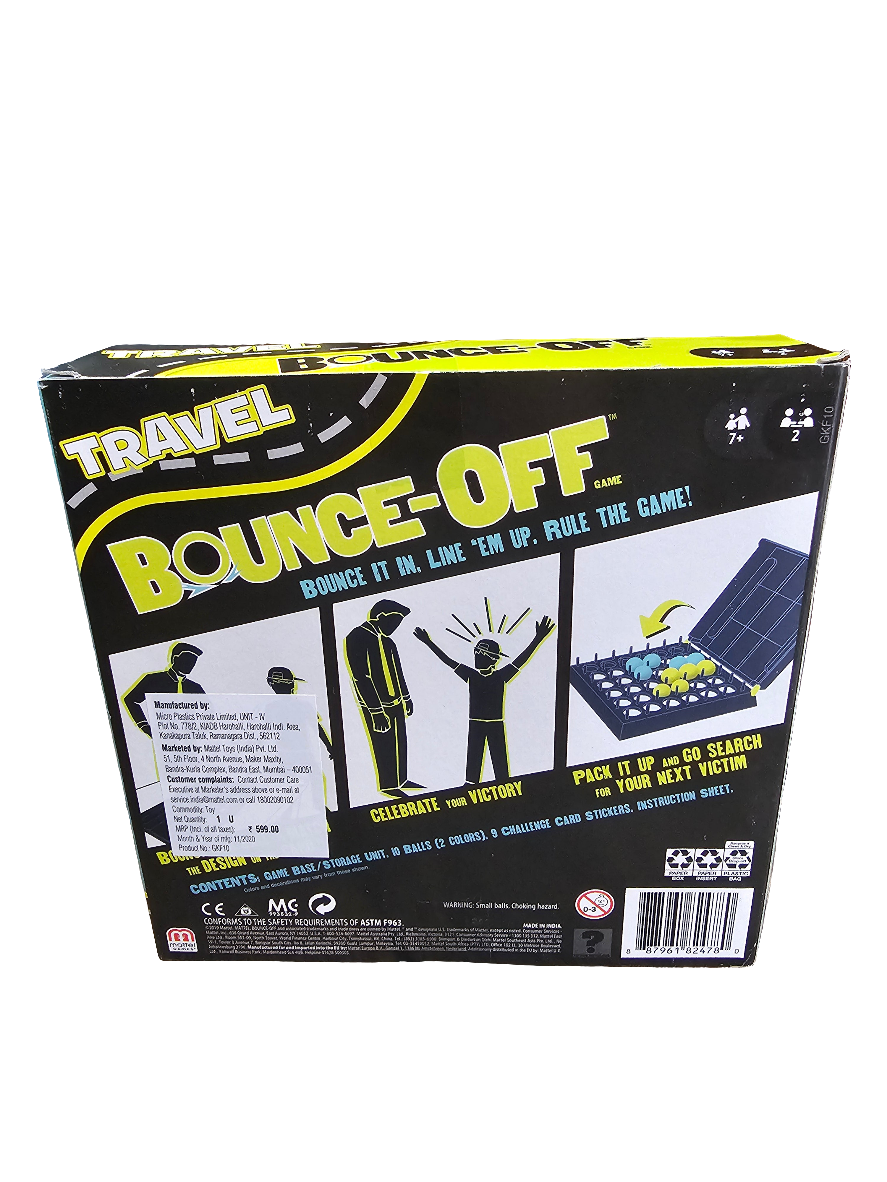 Travel Bounce-off game