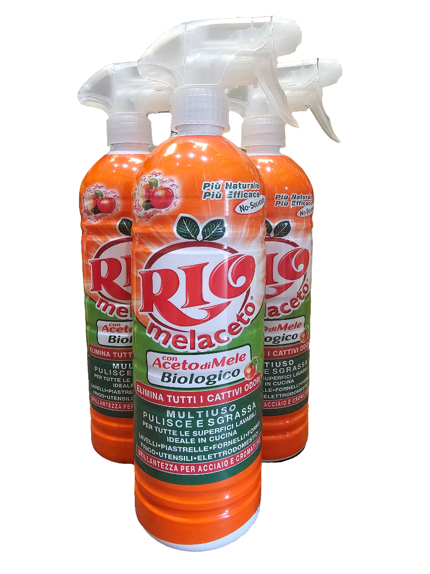Rio Melaceto, multi-purpose degreaser and cleaner with organic apple vinegar 800ml