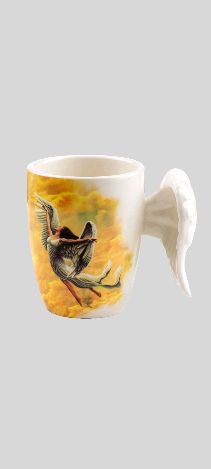 Angel wings cup.