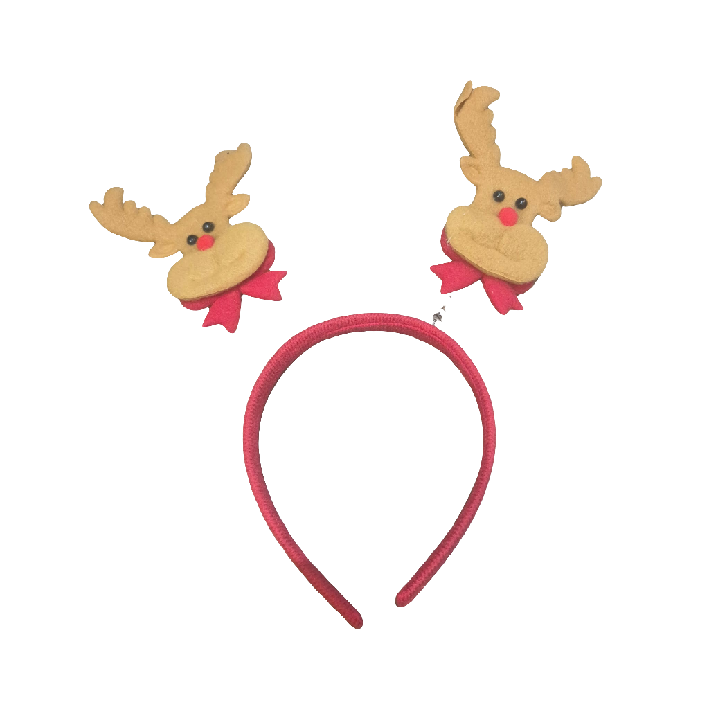 Christmas Headbands - Reindeer, Antler, Xmas Tree Designs for Festive Parties