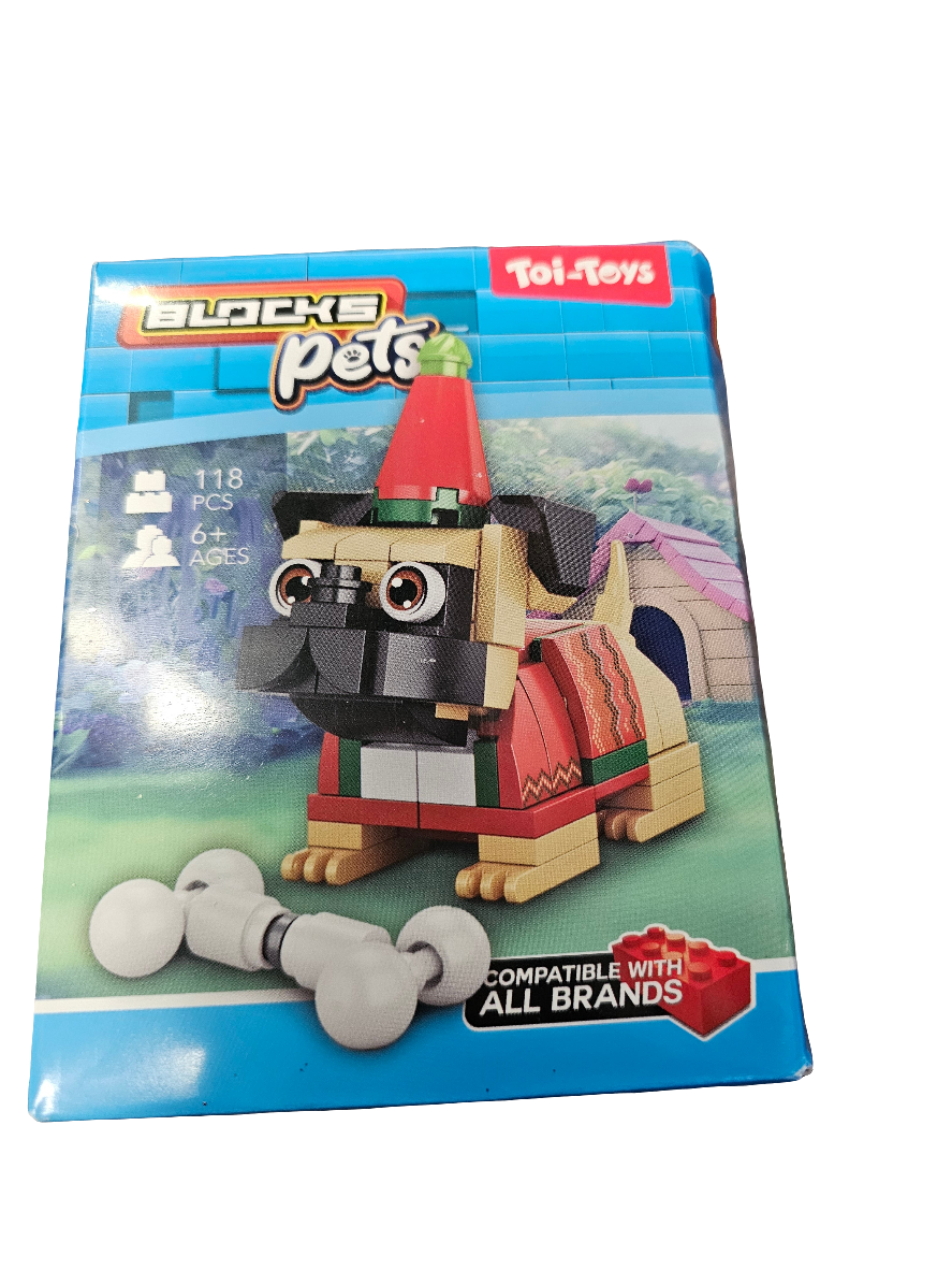 Toi-Toys Block Pets Buildable Animal Brick Toy
