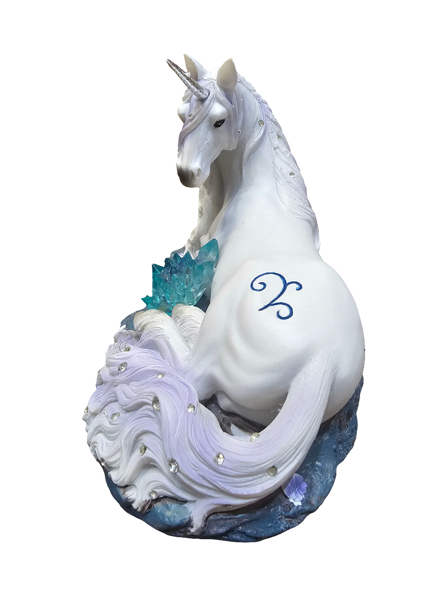 Jewelled Tranquility Unicorn Statue 19cm