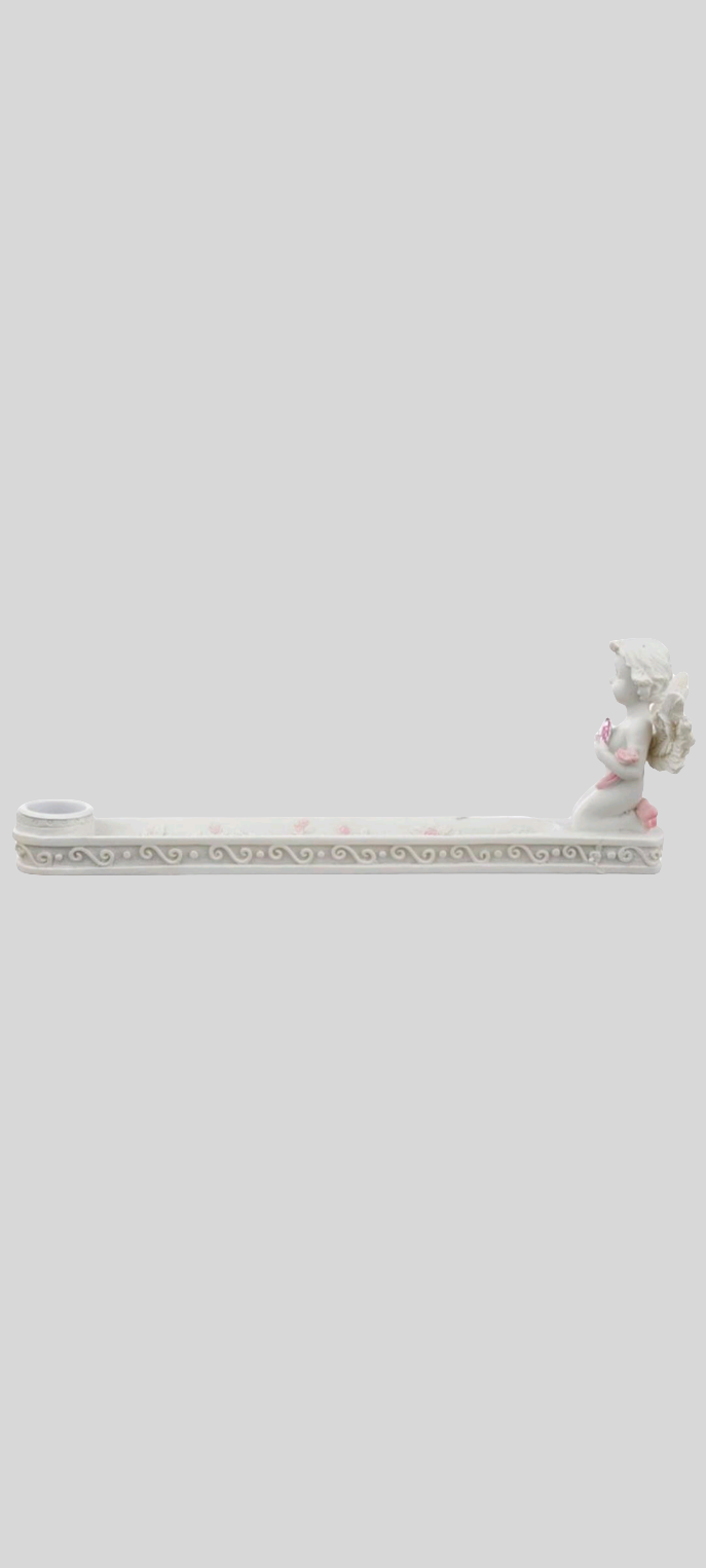 Peace of Heaven Follow Your Heart Cherub Incense Burner holder