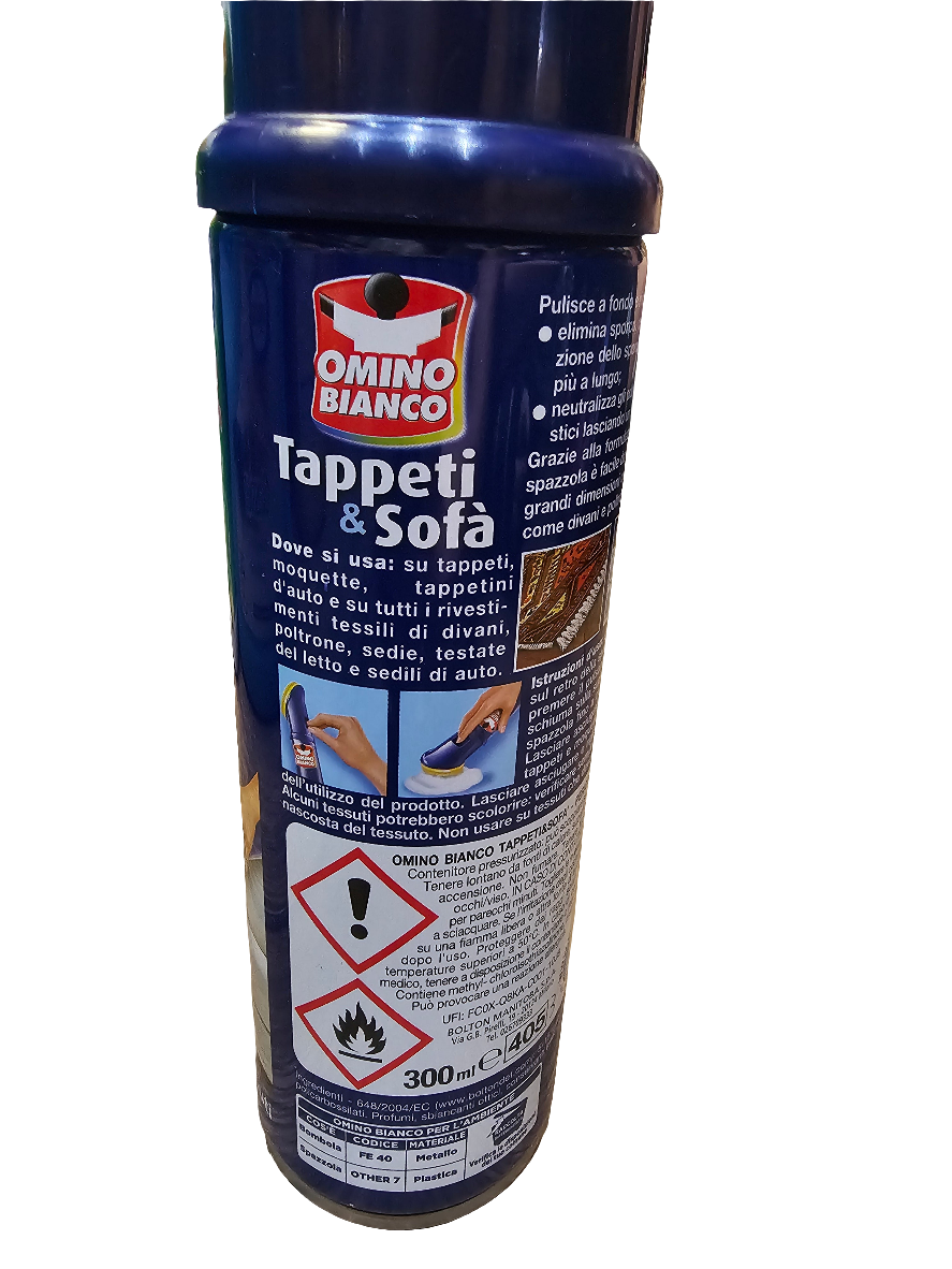 Omino Bianco Carpet & Sofa Cleaner 300ml