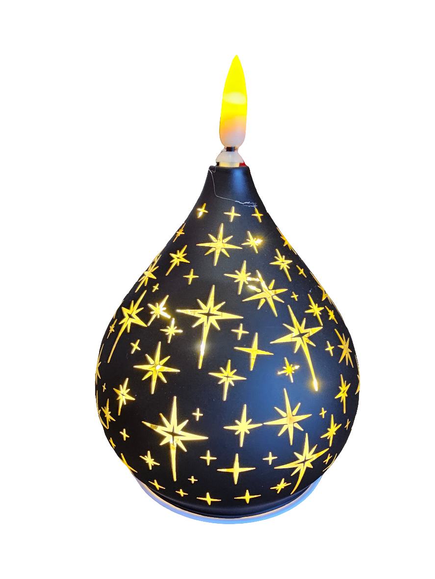 Bright Christmas LED Teardrop Candle
