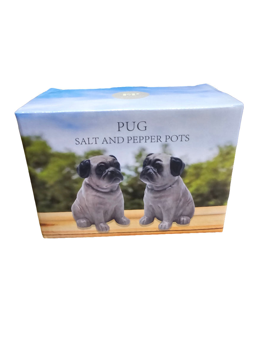 Pug design Salt & Pepper Pots