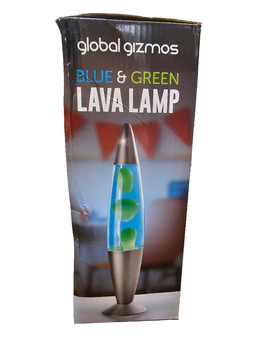 Blue & Green Lava Lamp 40cm