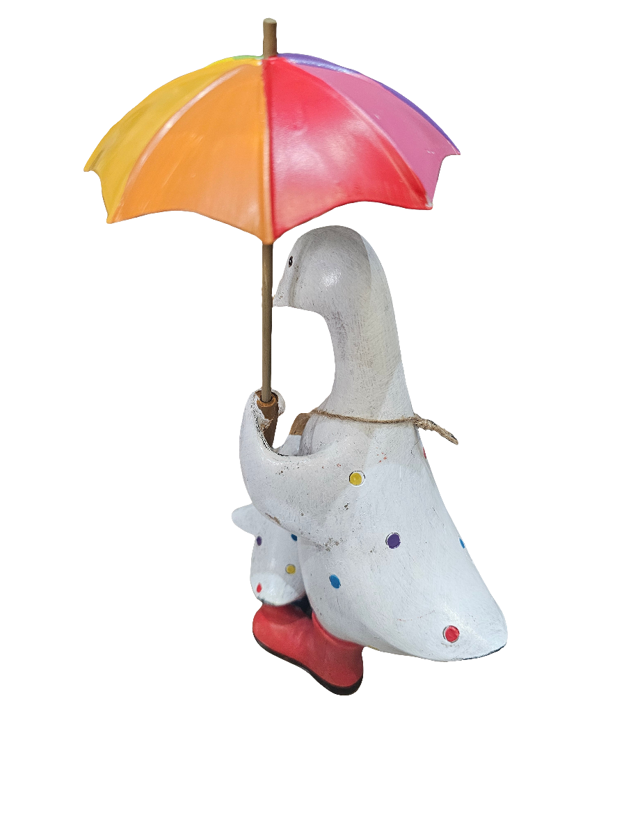 Rainbow Brolly Mother Duck