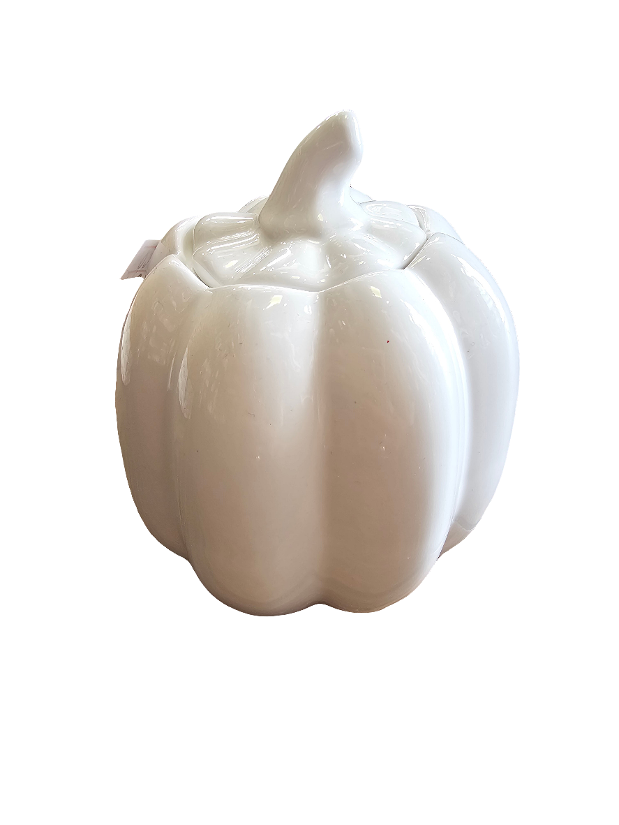 Ceramic Pumpkin Wax Melter with Lid