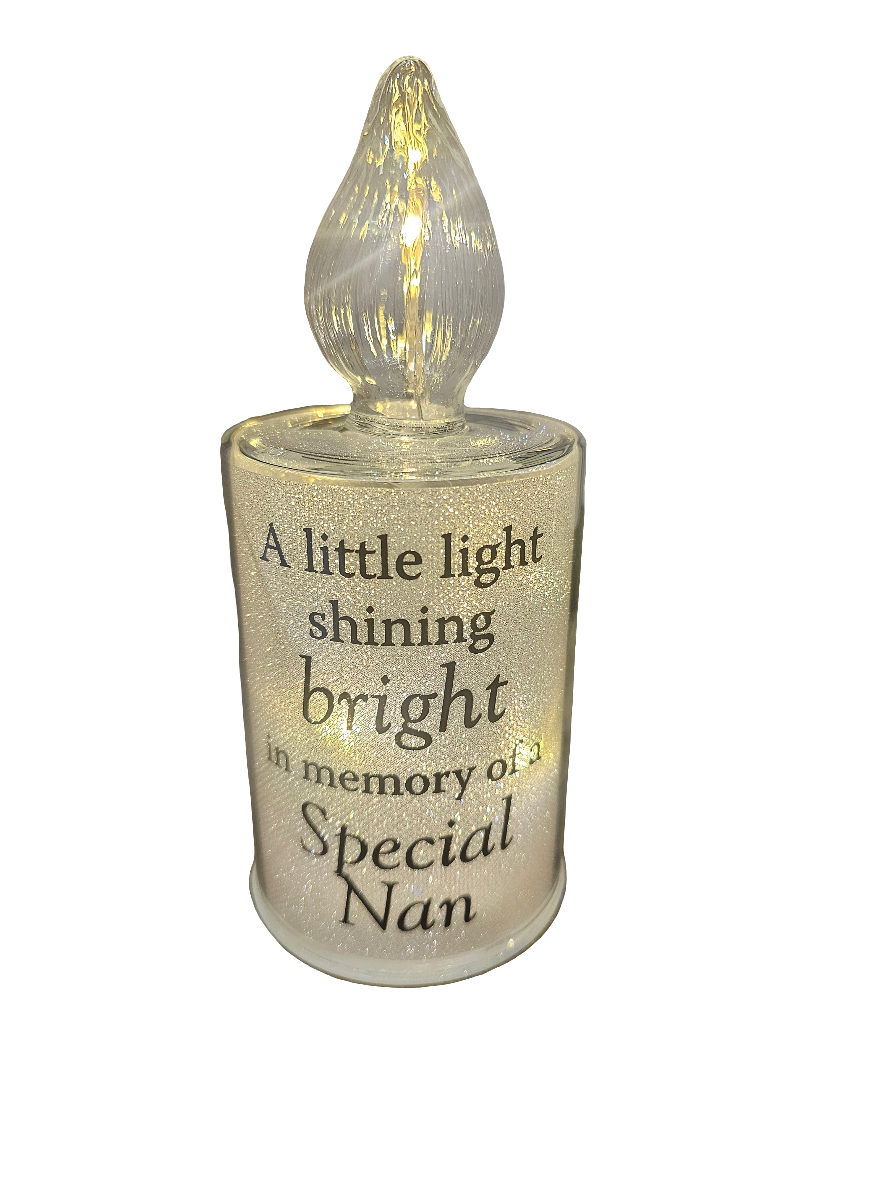 Thoughts of You Memorial Candle Light Nan
