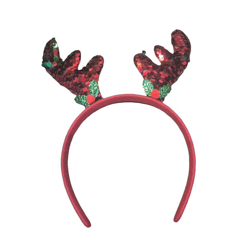 Christmas Headbands - Reindeer, Antler, Xmas Tree Designs for Festive Parties