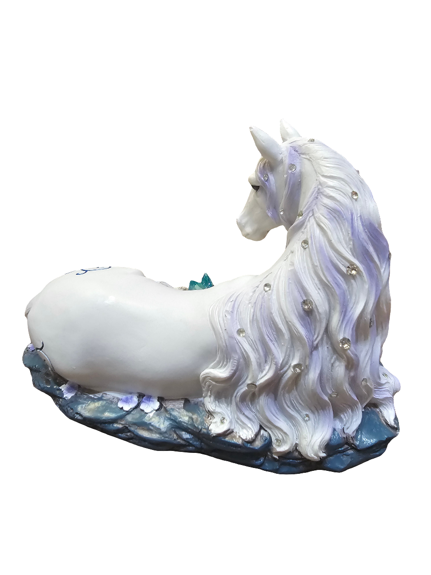 Jewelled Tranquility Unicorn Statue 19cm