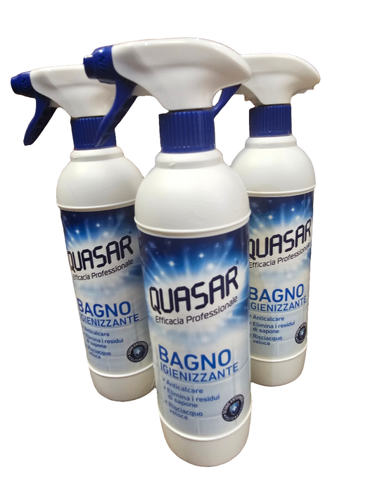Quasar Bagno Igienizzante Anti-limescale Sanitizing Bathroom cleaner 580ml