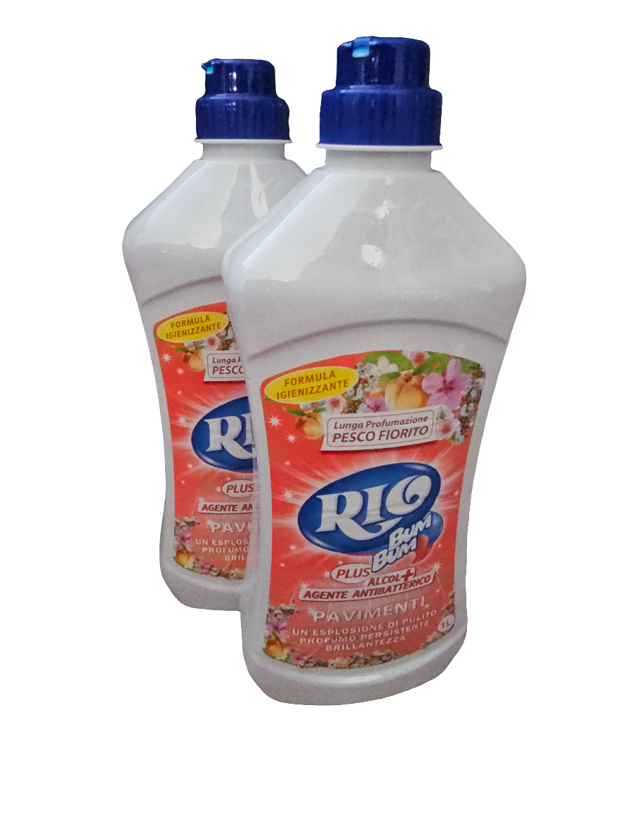 Rio Bum Bum Plus Pavimenti Profumo Pesco Fiorito, 1L
