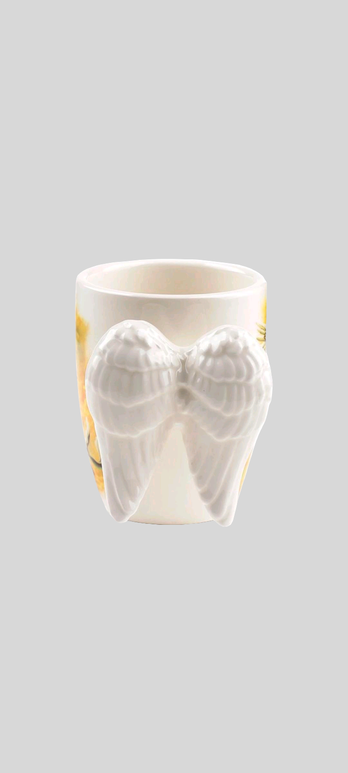 Angel wings cup.